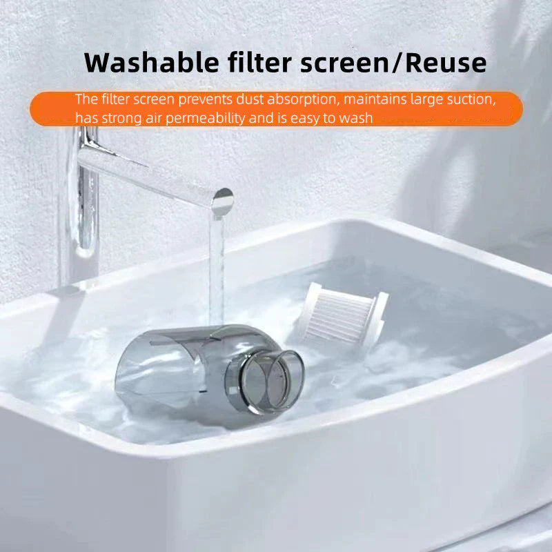 120W High-Power Mini Vacuum – Fast, Cordless, Deep Cleaning