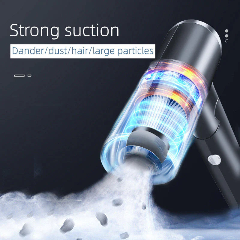 120W High-Power Mini Vacuum – Fast, Cordless, Deep Cleaning