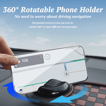 TAILEDEN Multifunction Car Mat with Phone Holder Hidden Number Plate