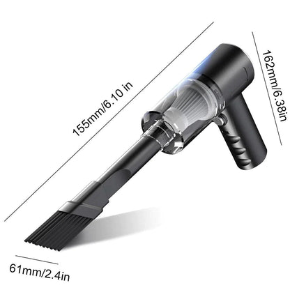 120W High-Power Mini Vacuum – Fast, Cordless, Deep Cleaning