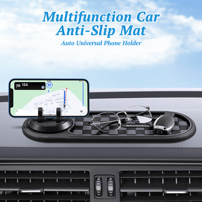TAILEDEN Multifunction Car Mat with Phone Holder Hidden Number Plate